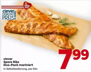 Spare Ribs Duo-Pack mariniert
