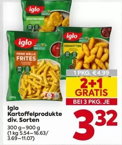 Kartoffelprodukte div. Sorten