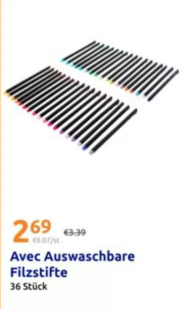 Avec Auswaschbare Filzstifte
