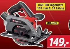 Einhell - HM Sägeblatt 165 mm Ø, 24 Zähne