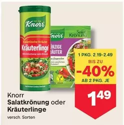 Vegan - Salatkrönung oder Kräuterlinge