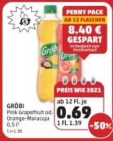 Pink -  Grapefruit od. Orange-Maracuja