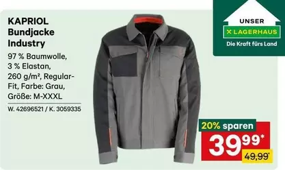 Bundjacke Industry W. 42696521 / K. 3059335