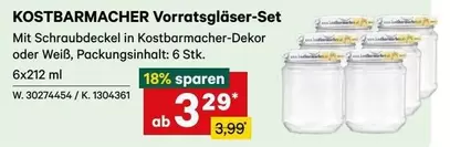 KOSTBARMACHER Vorratsgläser-Set