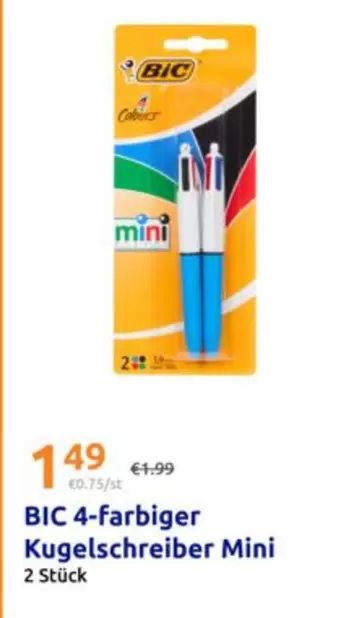 Bic - 4-farbiger Kugelschreiber Mini