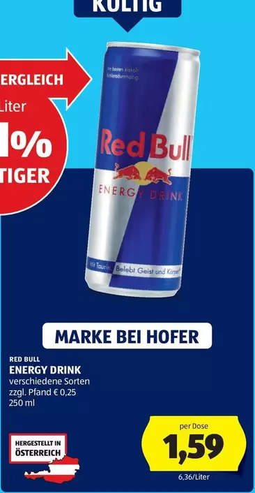 Red Bull - ENERGY DRINK