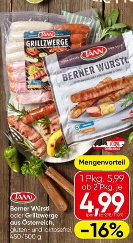 Berner - Würstl oder Grillzwerge