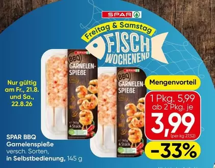BBQ Garnelen-Spieße