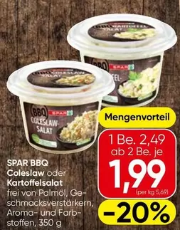 BBQ Coleslaw oder Kartoffelsalat