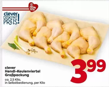 Hendl-Keulendriertel Großpackung