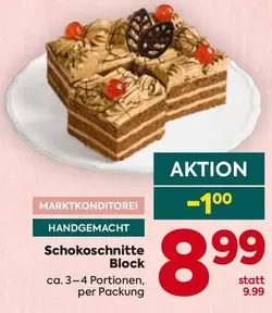 Schokoschnitte Block