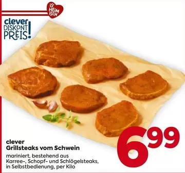 Grillsteaks vom Schwein