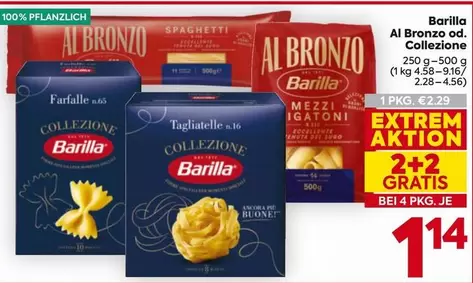 Al Bronzo Spaghetti, Farfalle, Tagliatelle, Mezze Ifigatoni