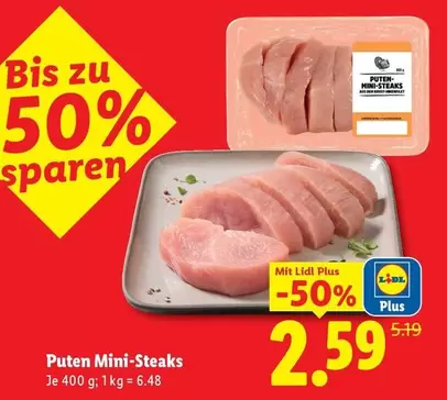 Puten Mini-Steaks