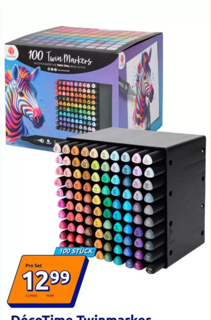 Tips - 100 Twin Markers