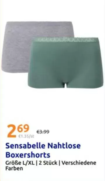 Nahtlose Boxershorts