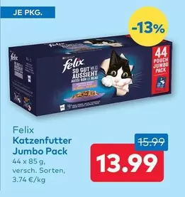 Katzenfutter Jumbo Pack