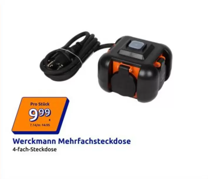Mehrfachsteckdose 4-fach-Steckdose