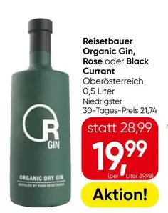 Organic Gin, Rose oder Black Currant