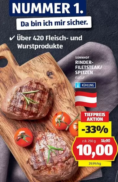 RINDER-FILETSTEAK/SPITZEN