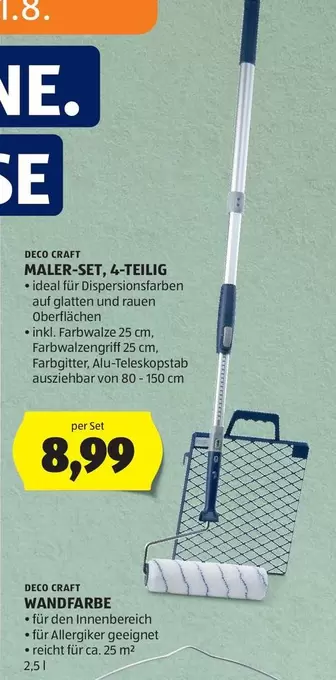 MALER-SET, 4-TEILIG