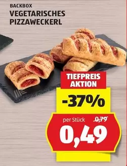 VEGETARISCHES PIZZAWECKERL
