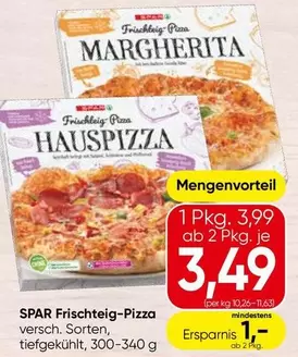 Frischteig-Pizza Margherita, Frischteig-Pizza Hauspizza