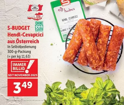 Ama - Hendl-Cevapcici aus Österreich