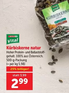 Kürbiskerne natur