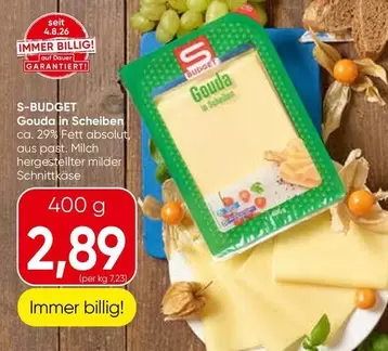 Gouda in Scheiben