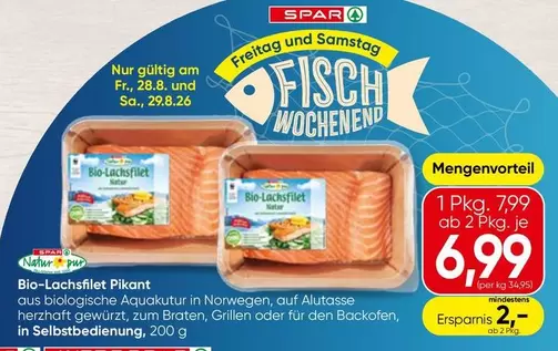 Bio-Lachsfilet Pikant