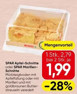 Apfel-Schnitte oder Marillen-Schnitte