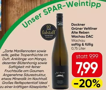 Grüner Veltliner Alte Reben Wachau DAC
