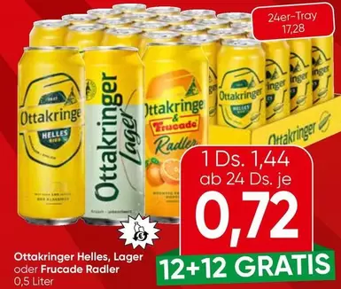 Ottakringer Helles, Lager oder Frucade Radler