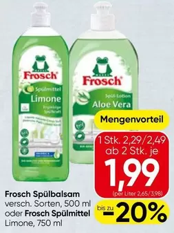 Frosch - Spülbalsam / Spülmittel Limone