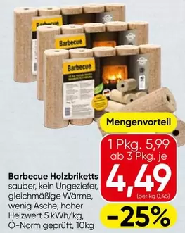 Barbecue Holzbriketts