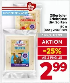 Zillertaler Erlebnisse div. Sorten