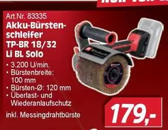 Einhell - Akku-Bürsten-schleifer TP-BR 18/32 Li BL Solo