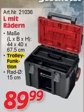 Art.Nr. 21036 L mit Rädern
