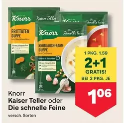 Kaiser Teller oder Die schnelle Feine
