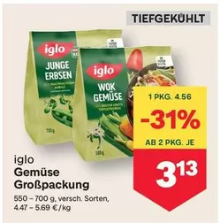 Gemüse Großpackung