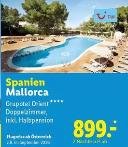Spanien Mallorca Grupotel Orient Doppelzimmer inkl. Halbpension