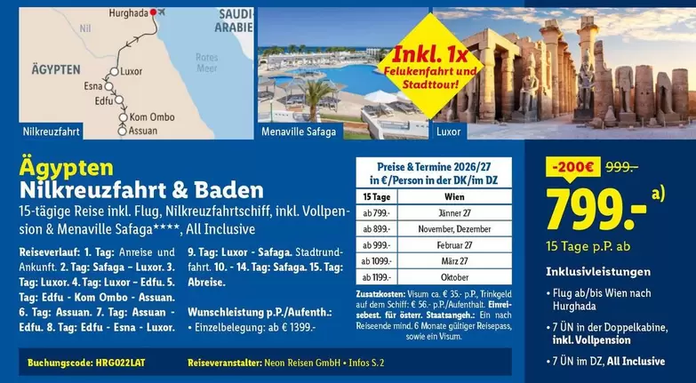 Baden - Ägypten Nilkreuzfahrt &