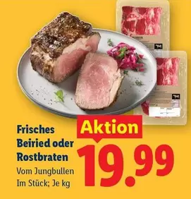 Frisches Beiried oder Rostbraten