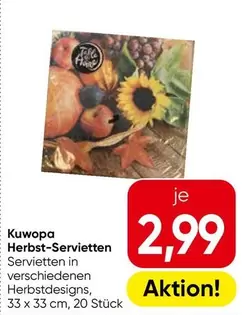 Herbst-Servietten