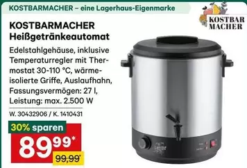 KOSTBARMACHER Heißgetränkeautomat