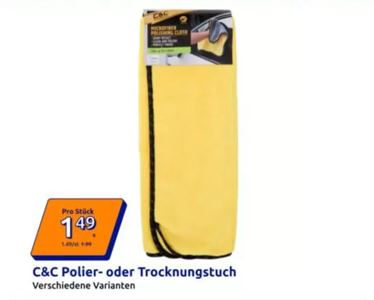Polier- oder Trocknungstuch