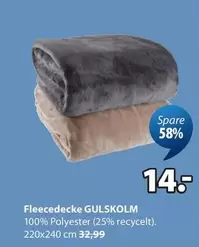 Fleece blanket