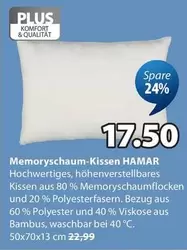 Memoryschaum-Kissen HAMAR