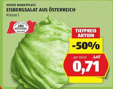 Ama - EISBERGSALAT AUS ÖSTERREICH Klasse I